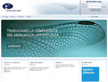 Tablet Screenshot of epsilonsgr.it